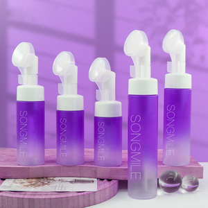 Mới Nhất Khuôn Mặt Miếng Bọt Biển Làm Sạch Tạo Bọt Trắng Rõ Ràng 100 120Ml <span class=keywords><strong>150</strong></span> 200Ml 250 <span class=keywords><strong>Ml</strong></span> Tay Xà Phòng Chai Với Bàn Chải - Product Image 4