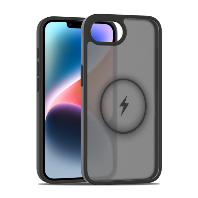 Luxury Matte Phone case for iphone 16E Designer Frosted Tpu Pc Shockproof Translucent Magnetic Phone Cases