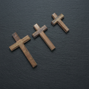 Cruz de Pared de Madera Hecha a Mano, Cruz de Madera Moderna Estilo Rústico, Decoración para Colgar en la Pared, Decoración para el Hogar, Cruz de Navidad - Product Image 1