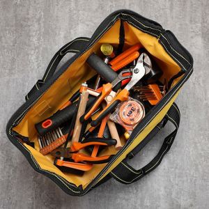 Muestra gratuita: Bolsa de herramientas con correa de hombro resistente y múltiples bolsillos para electricistas y mecánicos - Product Image 4