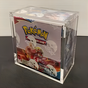 JIHOHG Elite Trainer Magnet Booster Box Acrílico transparente DBZ Neopets Tarjeta de almacenamiento Pantalla Plástico Poke Mon Box - Product Image 1