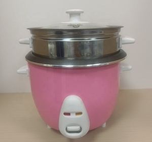 หม้อหุงข้าวสแตนเลสทรงกระบอกขนาดเล็ก (สูงสุด 1 ลิตร) จากโรงงานโดยตรง หม้อเคลือบกันติด ใช้ในครัวเรือน ร้านอาหาร พร้อมถ้วยตวง - Product Image 1