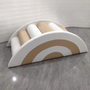 Hot Bán Tan Màu Be Trắng Trong Nhà Sân Chơi Mềm Chơi Bóng Pit Đường Hầm Trượt Kết Hợp Thiết Bị Thiết Lập Cho Thuê - Product Image 4