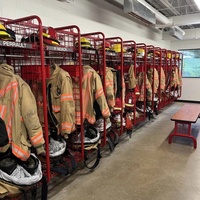 BRIO Vente directe usine Clôture de sécurité pour pompiers en treillis métallique à double niveau, autoportante, thermolaquée, écologique, pour stockage ouvert