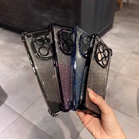 Coque de téléphone pour Redmi Note 15 Pro Plus, avec paillettes électro-plaquées, protection contre les chutes, protection de l'objectif, coque de téléphone portable pour Redmi Note 14