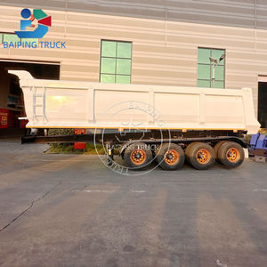 Semirremolque Volquete <span class=keywords><strong>de</strong></span> 4 Ejes <span class=keywords><strong>de</strong></span> Servicio Pesado con Carrocería <span class=keywords><strong>de</strong></span> Acero en Forma <span class=keywords><strong>de</strong></span> U y Diseño Reforzado para Transporte <span class=keywords><strong>de</strong></span> Material a Granel <span class=keywords><strong>de</strong></span> Mineral <span class=keywords><strong>de</strong></span> Hierro - Product Image 3