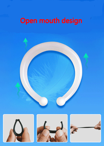 Set Cincin Penis Silikon dengan 2 Ukuran Berbeda Cincin Penis Siang Malam untuk Meningkatkan Ereksi Tahan Lama Lebih Kuat Mainan Seks Dewasa - Product Image 4