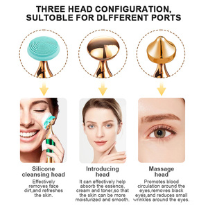 3 en 1 Cepillo de limpieza facial y barra de belleza Levantamiento DE LA PIEL Estiramiento Masaje de vibración 3D Dispositivo masajeador de ojos eléctrico - Product Image 4