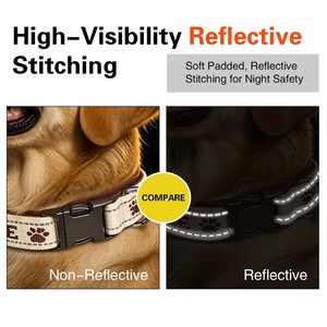 <span class=keywords><strong>Collare</strong></span> per Cani Anti-Trazione con Design a Catena Semi-P, Anti-Fuga, Vestibilità Confortevole per Razze Grandi, Medie e Piccole, Collana Riflettente Notturna per Animali Domestici - Product Image 3
