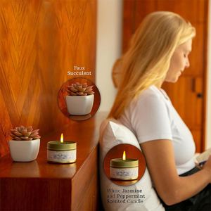 Cesta de Regalo para Baño con Bombas de Baño, Jabón, Velas, Manta de Condolencias y Sets de Regalo con Velas para Mujeres y Hombres - Product Image 4