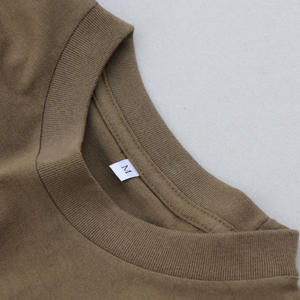 T-shirts vierges unisexes LMT2006 personnalisés en coton 100% 230GSM, coupe classique, faible MOQ, OEM, pour hommes, vente en gros - Product Image 2
