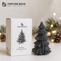 Bougie parfumée artisanale à la cire de soja, best-seller, pour Noël, dans un bocal en verre créatif