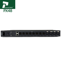 Processeur audio numérique DSP Paulkitson PX48 4 entrées 8 sorties, taux d'échantillonnage FIR 96 kHz, USB XLR, équipement audio professionnel pour haut-parleurs
