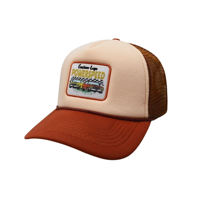 Gorra deportiva de red con logotipo de parche personalizado, gorra de camionero de espuma de 5 paneles con malla ajustable y cuerda, gorra informal de playa al aire libre a la moda
