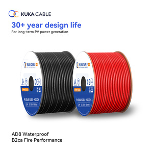 <span class=keywords><strong>สาย</strong></span>เคเบิลโซลาร์เซลล์ PV ขนาด 4-25 ตร.มม. 1500V DC ได้รับการรับรองมาตรฐาน TUV ฉนวน XLPE สองชั้น ป้องกันรังสียูวี สำหรับสถานีไฟฟ้าพลังงานแสงอาทิตย์ - Product Image 2