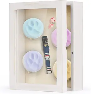 Wooden Shadow Box Frame Rack for Filling with Photos and Memories for Family and Friends