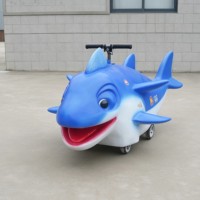 Équipement d'attraction pour aire de jeux publique intérieure/extérieure pour enfants, animatronique en acier grandeur nature, à monnayeur, motif dessin animé mignon, pour centre commercial