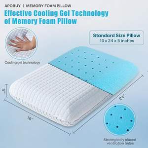 Подушка стандартного размера с эффектом памяти - Product Image 4