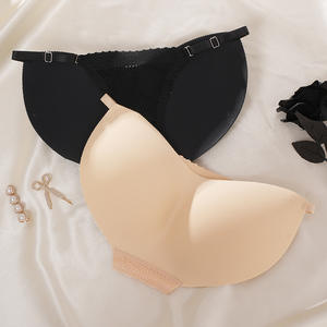 Нейлоновые трусы-бикини с высокой посадкой, с эффектом увеличения ягодиц, антибактериальные, с вышивкой, сексуальные, для женщин - Product Image 2