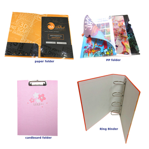 Custom Logo Design Print Personalize Business School A4 Presentation Document Paper Files Folders with 2 Pockets