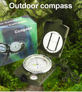 Açık vintage ayna jeolojik hassas taktik seyahat çizme anketi klinometre pusula - Product Image 2