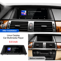 Radio para Auto de 8.8 Pulgadas con 8GB+128GB para BMW X5/X6 E70/E71 2007-2013, CarPlay, Android Auto, Mirror Link, GPS, Audio de Alta Resolución, USB, 1 Año de Garantía