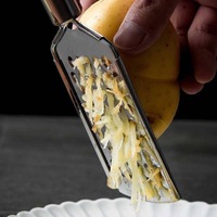 Draagbare Roestvrijstalen Kaasrasp Groentefruit Knoflook Aardappelsnijder Keukengadgets