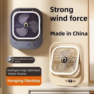 Ventilador de Escritorio USB con Carga USB a Precio Competitivo, Nuevo Ventilador de Escritorio para Estudiantes, Regalo, Cinco Velocidades, Ventilador de Aire de Plástico con Batería - Product Image 2