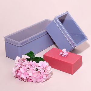 Khuôn làm xà phòng silicon hình chữ nhật cỡ lớn, có thể tùy chỉnh logo - Product Image 3