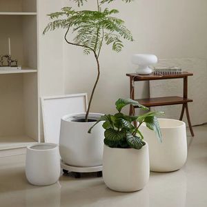 Macetas de Jardín de Fibra de Vidrio Zoom, <span class=keywords><strong>Grandes</strong></span>, Ecológicas, Duraderas, para Exteriores, con Orificio de Drenaje, <span class=keywords><strong>Autorriego</strong></span>, Personalizables - Product Image 6