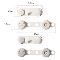 Verrou de sécurité pour bébé pour réfrigérateur et armoires, verrou de sécurité double porte, vente en gros, verrou de sécurité enfant pour réfrigérateur et armoire