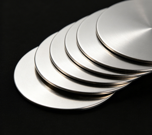 304 Paslanmaz Çelik Disk Yuvarlak Metal Levha Dairesel Tasarım 6mm-300mm Çap 1.1mm-3mm Kalınlık Çatı Döşeme Duvar Kaplaması için - Product Image 1