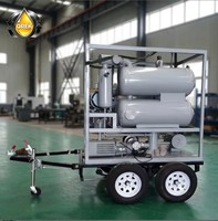 Équipement de filtration d'huile isolante de type remorque pour utilisation en sous-station extérieure