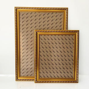 Stock disponible adornado oro europeo estilo Retro <span class=keywords><strong>espejo</strong></span> foto pintura al óleo PS <span class=keywords><strong>poliestireno</strong></span> cualquier tamaño personalizado Marco de imagen - Product Image 1