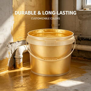 Pintura Líquida Acrílica Súper Brillante con Lámina Dorada y Polvo de Oro de 24K para Aplicación con Aerosol - Product Image 5