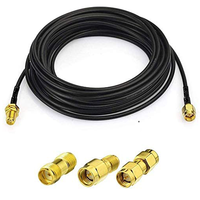 Câble coaxial RF à faible perte de haute qualité série RG 50 ohms RG58/RG174, norme militaire pour antenne, conducteur en cuivre nu, gaine en PVC