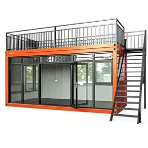 Mobile <b>Container</b> House Prefab Restaurant Cafe Bar Design <b>Container</b> Tiny Shop House - Product Image 1