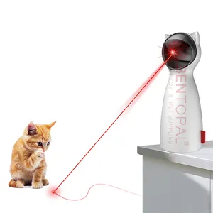 Ponteiro laser brinquedo/cão, brinquedo de gato automático, manual, padrão aleatório, modo de alívio de ansiedade