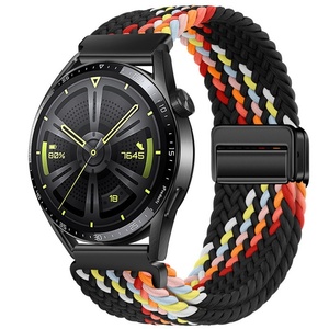 Bracelets de montre intelligente de luxe Millet WatchS4/N4 avec nylon tissé 22 mm, boucle magnétique, couleur 2, bracelets - Product Image 5