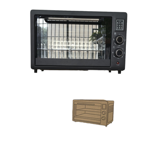 Four électrique multifonctionnel Lovfe 48L, contrôle numérique, thermostat réglable, <span class=keywords><strong>noir</strong></span>, facile à nettoyer, 220V, grille-pain pour usage domestique - Product Image 1