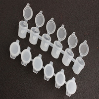 Ventes directes d'usine Utile 3 5ml Pot de bande Fantaisie 10 Pots de peinture à bande 6 couleurs Petits conteneurs de peinture en plastique vides Pots de bande