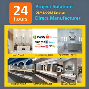 Tete Tùy Chỉnh Số Lượng Lớn Nhà Máy Bán Buôn Teddy Nhung Đầy Đủ Chiều Dài Gương Hình Dạng Sóng Hai Lớp Phòng Khách Trang Trí Nội Thất Tắm Gương ODM - Product Image 2