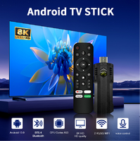 Dispositivo de TV al por Mayor, Dispositivo de IPTV HDR, TV 4K, Dongle de TV Inteligente, Wifi Dual, 2 GB, 16 GB, 4 Núcleos, 64 bits, Android con Control Remoto