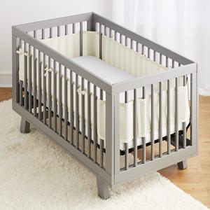 Protège-matelas respirant à quatre côtés pour lit bébé pleine grandeur, protégeant les jambes et les bras de bébé - Product Image 2
