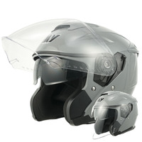 Casques de moto ouverts MY ABS, vente directe d'usine OEM, fermeture à dégagement rapide, homologués ECE, toutes saisons, pour la protection du corps