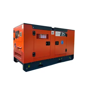 AMFATS銅線ディーゼル発電機を備えた国際ディーゼル発電機20kw25kvaサイレント価格表を搭載