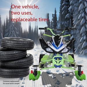 Moto tout-terrain à chenilles 125CC 4 temps 4 cylindres, conçue <span class=keywords><strong>pour</strong></span> la neige, la sable et le <span class=keywords><strong>ski</strong></span>, capacité de charge 150 kg - Product Image 3