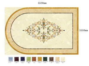 Design Personalizzato <span class=keywords><strong>di</strong></span> Medaglioni in Marmo con Tecnologia Waterjet per Progetti <span class=keywords><strong>di</strong></span> Interni <span class=keywords><strong>di</strong></span> Lusso, <span class=keywords><strong>Palazzi</strong></span> e Hall <span class=keywords><strong>di</strong></span> Hotel - Product Image 3