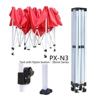 Tente d'Extérieur Bâche de Baldaquin Tente Pliante 3x3 m Auvents et Gazebos 3x4.5 m Abri Solaire Tentes de Salon Professionnel Carpas