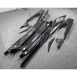 Juego de faldones laterales de fibra de carbono estilo MSY para Lamborghini Huracan LP580 LP610 2014-2019 - Product Image 3